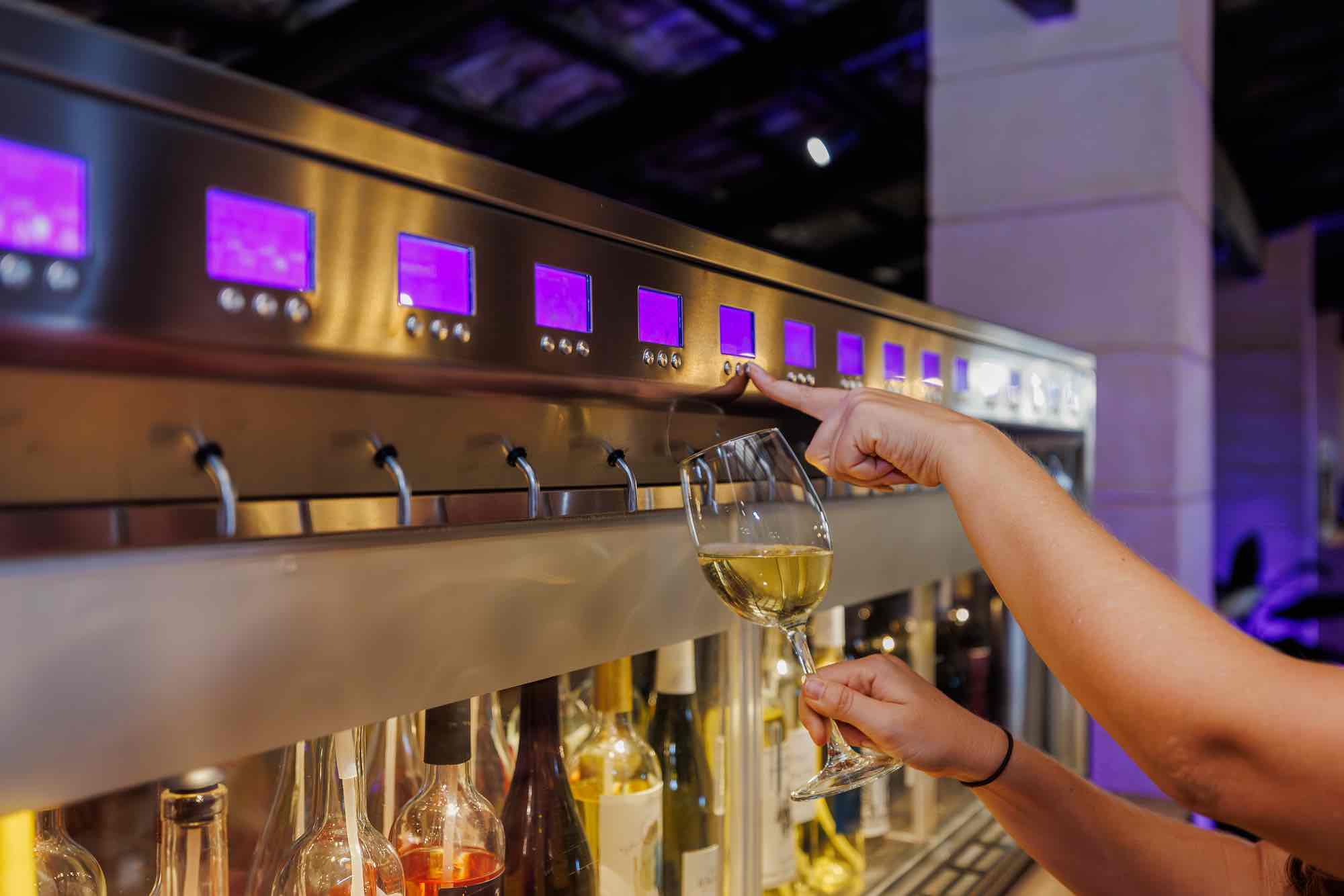 offene Weine - Bereich mitte